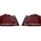 OLM Spec CR Tail Lights (Red Lens, Black Base) - 2015-2021 Subaru WRX & STI