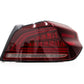 OLM Spec CR Tail Lights (Red Lens, Black Base) - 2015-2021 Subaru WRX & STI