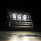 AlphaRex 03-06 Chevy Silverado 1500/2500HD/3500HD/Avalanche Chrome NOVA LED Proj Headlights 880255 *Discontinued
