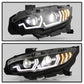 SPYDER Honda Civic 16-20 LED Model High-Power LED Module Headlights - Black (PRO-YD-HC16LEDAP-SEQGR-BK) 5088932