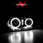 Anzo 2009-2012 Acura Tsx Projector Headlights w/ Halo Black (CCFL)