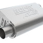Borla CrateMuffler SBC Hot 350/383 3inch Offset/Offset 14in x 4.35in x 9in Oval Muffler 400841