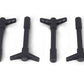 Ford Racing Black Crinkle Finish Valve Cover Hold Down Wing Nuts 302-326