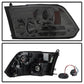 Spyder Dodge Ram 09-12 Projector Headlights Light Bar DRL Smoke PRO-YD-DR09-LBDRL-SM 5081742