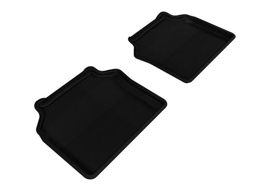 3D MAXpider 2010-2013 BMW 5 Series Gran Turismo F07 Kagu 2nd Row Floormats - Black L1BM01821509
