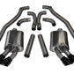 Corsa Performance 12-13 Chevrolet Camaro Coupe ZL1 6.2L V8 Black Sport Cat-Back + XO