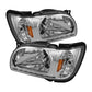 SPYDER Xtune Toyota Tacoma 01-04 1 Piece w/ Black Trim Corner Crystal Headlights HD-ON-TT01-1PC-LED-C 5056344