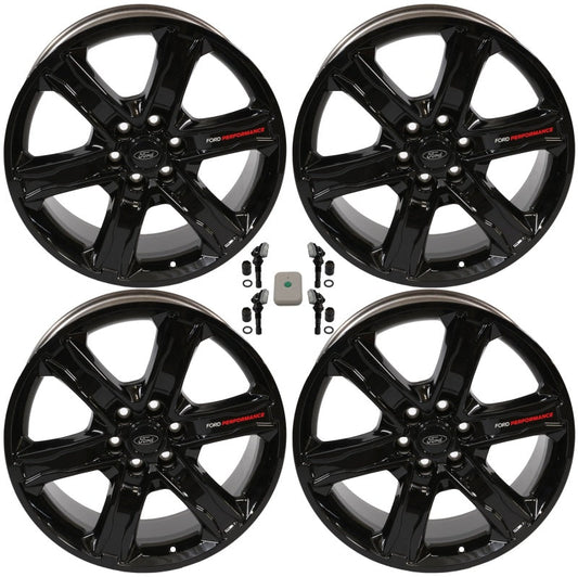 Ford Racing 15-22 F-150 22x9.5in Wheel Kit - Gloss Black M-1007K-S2295GB