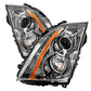 SPYDER Xtune Cadillac Cts 08-12 / CTS-V 09-12 Halogen Onlyprojector Headlights Chrome HD-JH-CACTS08-AM-C 9027246
