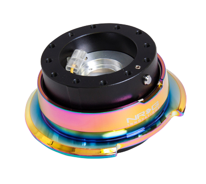 NRG Quick Release Gen 2.8 - Black Body / Neochrome Ring