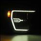 AlphaRex 21-22 Ford F150 Luxx-Series Projector Headlights Alpha-Black w/Activ Light/Seq Signal 880169 *Discontinued