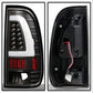 SPYDER xTune Ford F150 Styleside 97-03 Light Bar LED Tail Lights - Black ALT-ON-FF15097-LBLED-BK 5082084