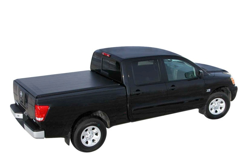 Access Literider 08-09 Titan King Cab 8ft 2in Bed (Clamps On w/ or w/o Utili-Track) Roll-Up Cover 33209