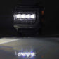 AlphaRex 14-18 GMC Sierra NOVA LED Proj Headlights Plank Style Black w/Activ Light/Seq Signal/DRL 880617 *Discontinued