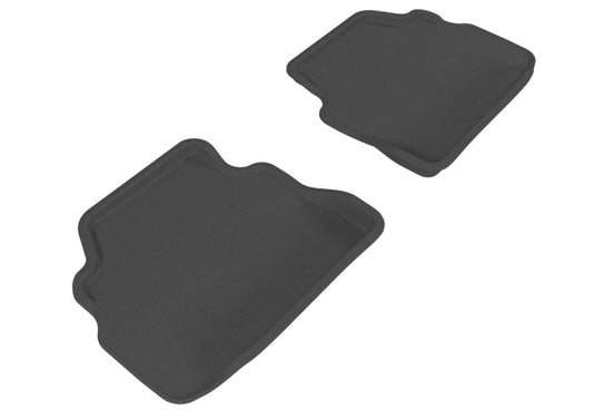 3D MAXpider 2007-2013 BMW 3 Series E92 Kagu 2nd Row Floormats - Black L1BM02521509