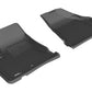 3D MAXpider 2008-2017 Buick/Chevrolet/GMC Enclave/Traverse/Acadia Kagu 1st Row Floormat - Black L1BC02211509