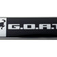 Ford Racing Bronco/Bronco Sport G.O.A.T. Badge - Black/Chrome M-1447-GOAT