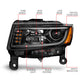 Anzo 2014-2015 Jeep Grand Cherokee Projector Headlights w/ Plank Style Desi