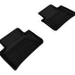 3D MAXpider 2014-2019 Porsche Macan Kagu 2nd Row Floormats - Black L1PO01421509