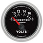 Autometer 52mm 18V Electric Voltmeter Chevrolet COPO Camaro 880874