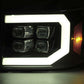 AlphaRex 07-14 GMC 2500HD NOVA LED Proj Headlight Plank Style Matte Blk w/Activ Light/Seq Signal/DRL 880607 *Discontinued