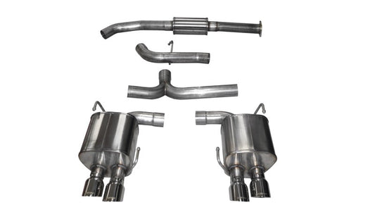 Corsa Performance Catback Exhaust System W/ Polished Tips Subaru WRX STI 2015+