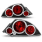 Anzo 2000-2005 Mitsubishi Eclipse Taillights Black