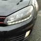Spyder Volkswagen Golf/GTI 10-13 Projector Headlights Halogen Model- DRL Blk PRO-YD-VG10-DRL-BK 5012111