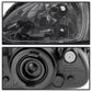 SPYDER Xtune Honda Del Sol 93-97 1Pc Crystal Headlights Smoke HD-ON-HDEL93-1P-SM 5013439