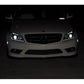 Spyder Mercedes Benz C-Class 08-11 Projector Headlights Halogen - DRL Blk PRO-YD-MBW20408-DRL-BK 5042262