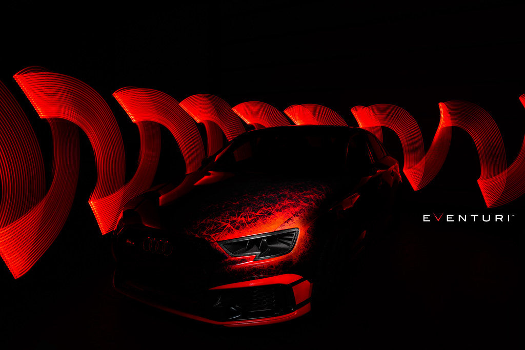 Eventuri Audi 8V Gen 2 RS3 Black Carbon Headlamp Race Duct