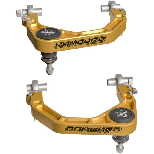 Camburg 2024 Toyota Tacoma 2WD/4WD KINETIK V2 Performance Billet X-Joint XL Upper Arms (GOLD) CAM-310277-GLD