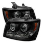 Spyder Chevy Suburban 1500 07-14 Projector Headlights LED Halo LED Blk Smke PRO-YD-CSUB07-HL-BSM 5078346