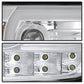 Spyder GMC Sierra 14-16 Projector Headlights Light Bar DRL Chrm PRO-YD-GS14V2-LBDRL-C 5080868