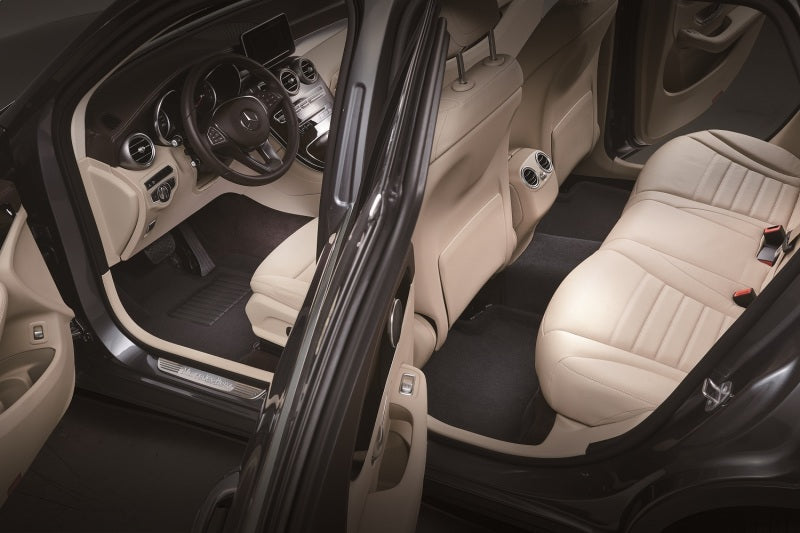 3D MAXpider 13-16 Ford Fusion Elegant 1st 2nd Row - Floor Mat Set (Black) L1FR06004709