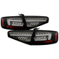 SPYDER 13-16 Audi A4 4DR LED Tail Lights LED Clear Reverse Lights - Black ALT-YD-AA413-SEQ-BK 5087171