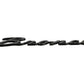 Ford Racing 2021+ Bronco Classic Script Fender Badges - Matte Black (Pair) M-1447-BSMB