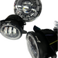SPDZ1 Oculus 7” RGB LED Headlights with LED RGB Fog Light Kit – App Controlled Multi-Mode Halo