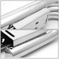 87-06 Jeep Wrangler Tubular Rear Bumper Guard - Chrome
