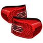 SPYDER Xtune Toyota Fj Cruiser 07-14 LED Tail Lights Red/Clear ALT-CL-TFJ07-LED-RC 5070593
