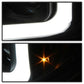 Spyder 08-13 Toyota Sequoia Projector Headlights - Light Bar DRL - Black PRO-YD-TTU07V2-LB-BK 5085344