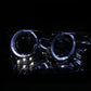 Anzo 2006-2010 Dodge Charger Projector Headlights w/ Halo Chrome