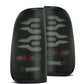 AlphaRex 97-03 Ford F150 / 99-16 Ford F250/F350/F450/F550 LUXX-Series LED Tail Lights - Black 658002 *Discontinued