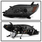Spyder 11-14 Toyota Sienna Projector Headlights - DRL LED - Smoke PRO-YD-TSEN11-DRL-SM 5083999