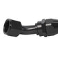Aeromotive PTFE Hose End - AN-12 - 45 Deg - Black Anodized 15360