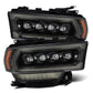 AlphaRex 19-21 Ram 2500 NOVA LED Proj Headlights Plank Style Alpha Blk w/Activ Light/Seq Signal/DRL 880552 *Discontinued