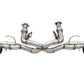 Corsa 2020 Corvette C8 3in Xtreme Cat-Back Exhaust 4.5in Black Quad Tips - Deletes stock AFM Valve 21104BLK