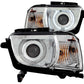 Anzo 2010-2013 Chevrolet Camaro Projector Headlights w/ Halo Chrome (CCFL)