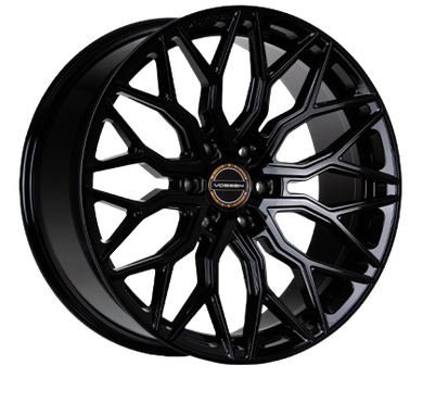 Vossen HF6-3 22x9.5 / 6x139.7 / ET20 / Deep Face / 106.1 - Gloss Black Wheel