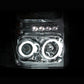 Anzo 2008-2010 Ford F-250 Projector Headlights w/ Halo Chrome (CCFL)